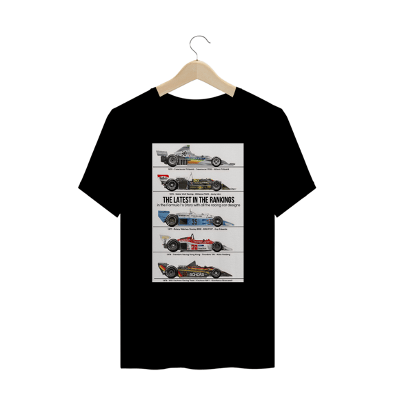Camisetas Plus Size Formula 1 Story