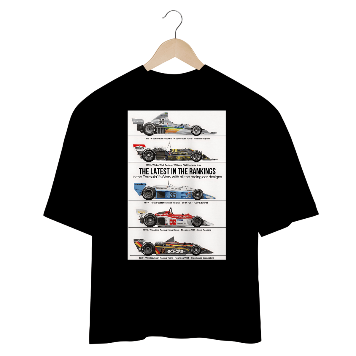 Nome do produto: Camisetas Oversized Formula 1 Story