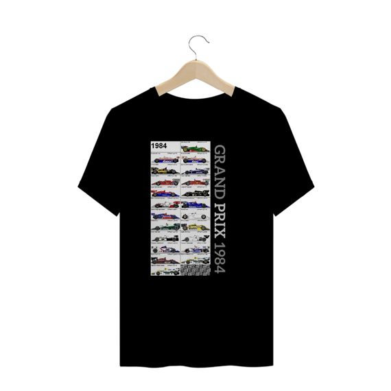Camisetas Plus Size Grand Prix 1984