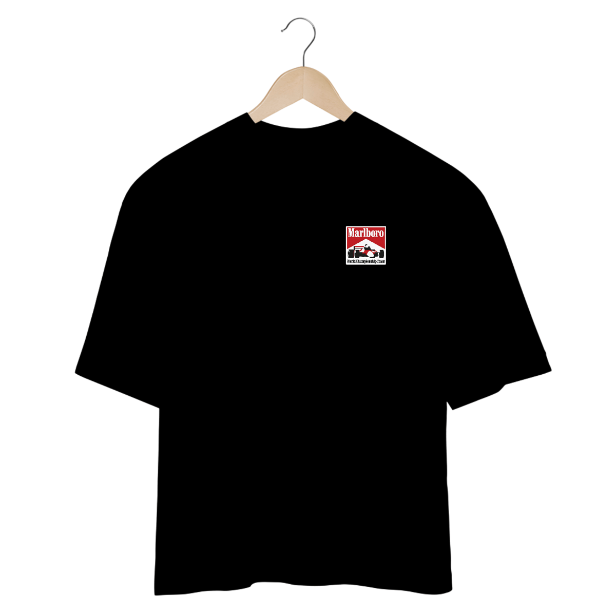 Nome do produto: Camisetas Oversized Marlboro Championship Minimalista
