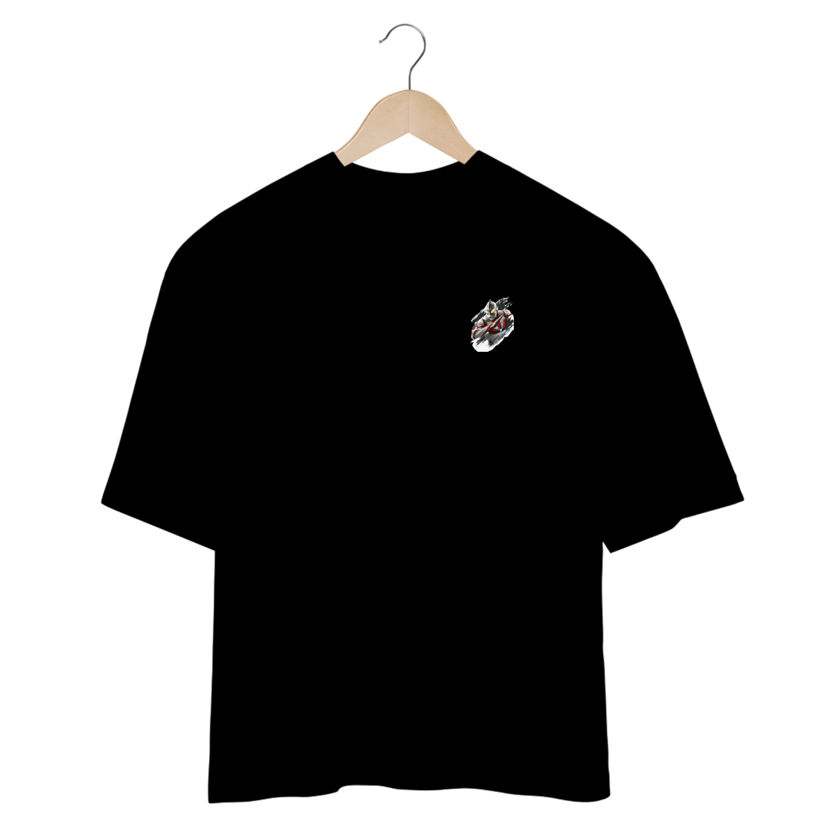 Nome do produto: Camisetas Oversized Ultra Man 2 Minimalista