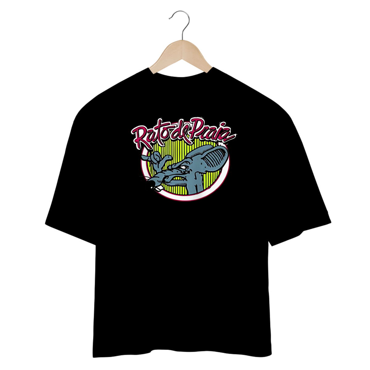 Nome do produto: Camisetas Oversized Rato de Praia 2