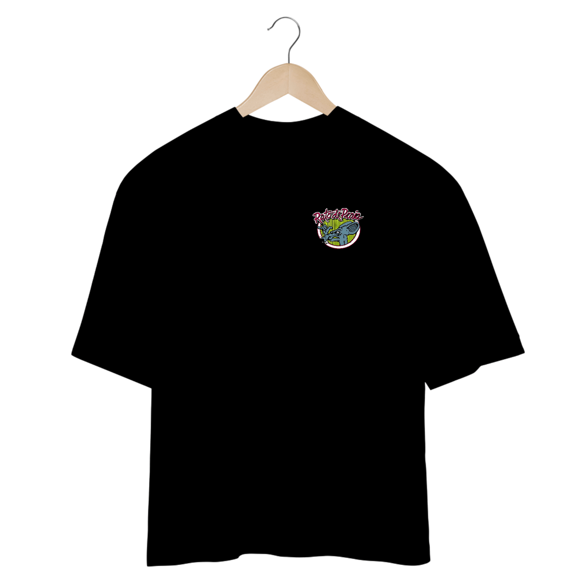 Nome do produto: Camisetas Oversized Rato de Praia 2  Minimalista