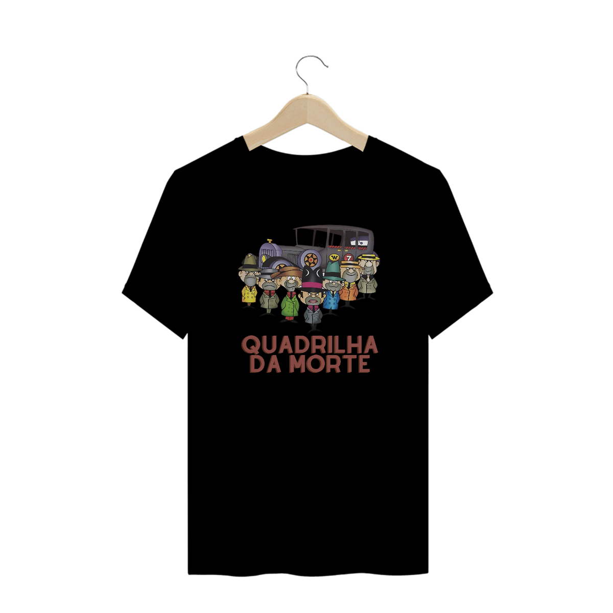 Nome do produto: Camisetas Plus Size Quadrilha Da Morte