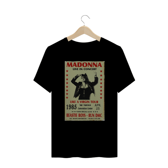 Camisetas Plus Size Madonna