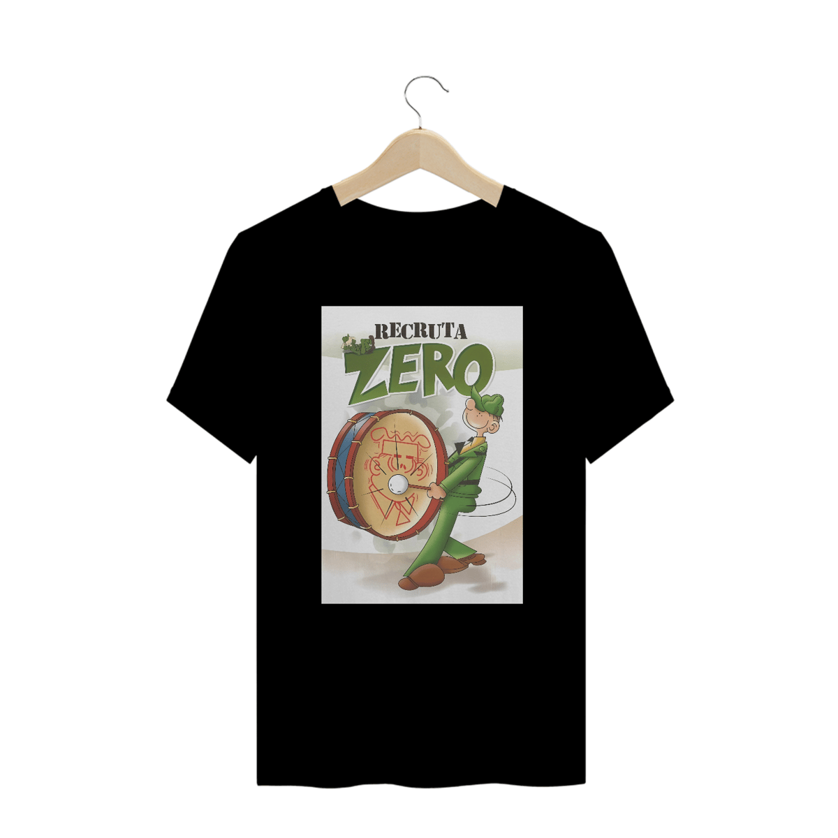 Nome do produto: Camisetas Plus Size Recruta Zero