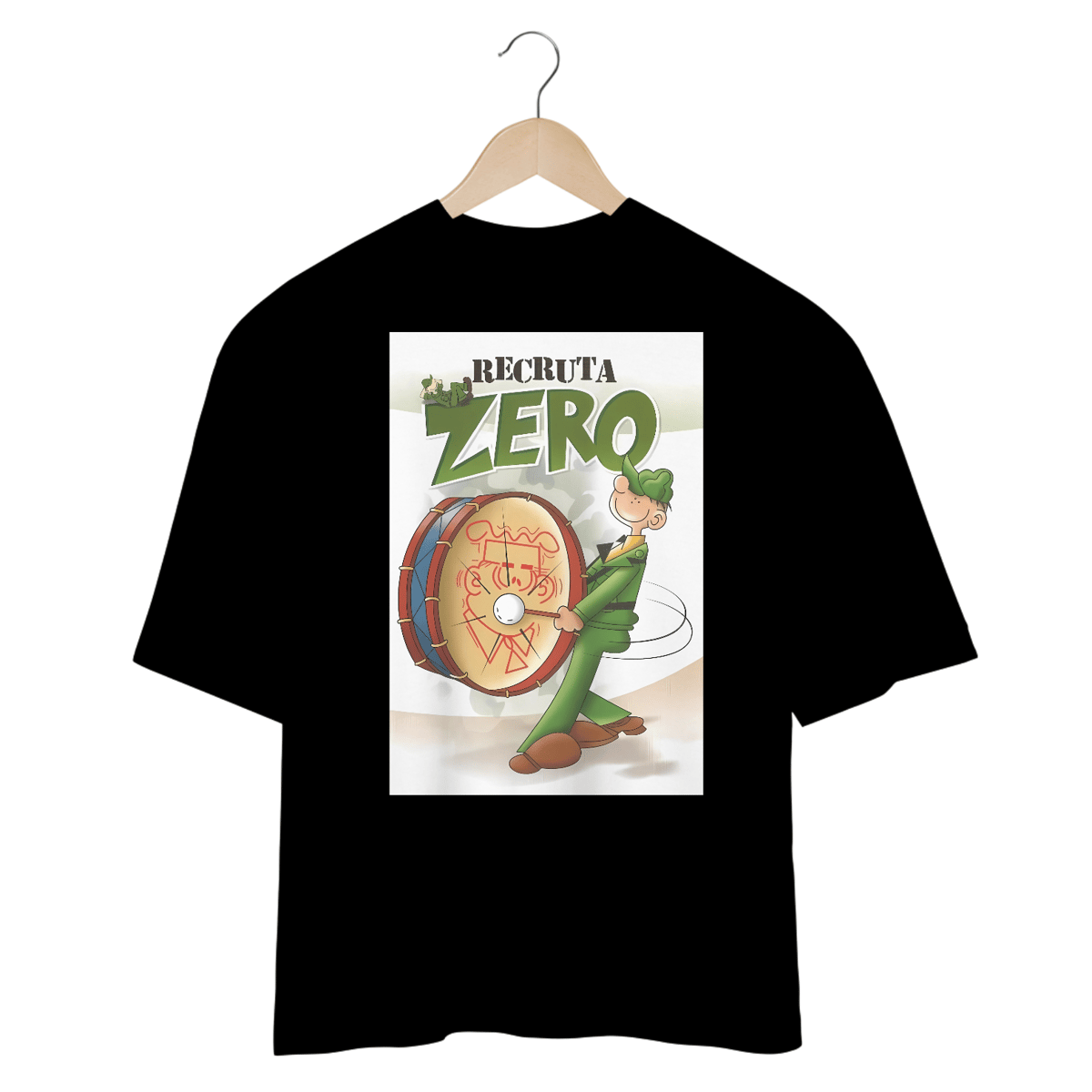 Nome do produto: Camisetas Oversized Recruta Zero