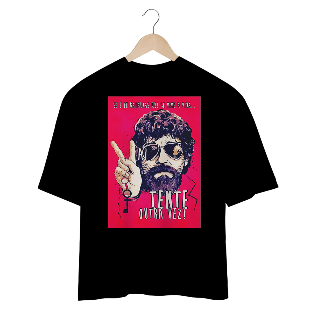 Nome do produto: Camisetas Oversized Tente Outra Vez