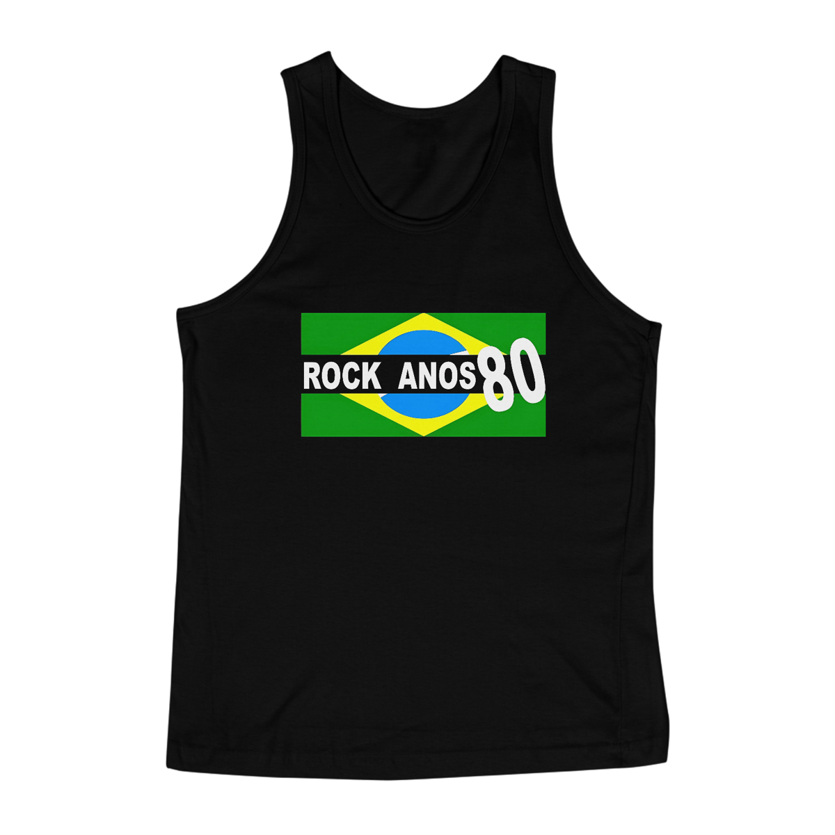 Nome do produto: Regata Rock Anos 80