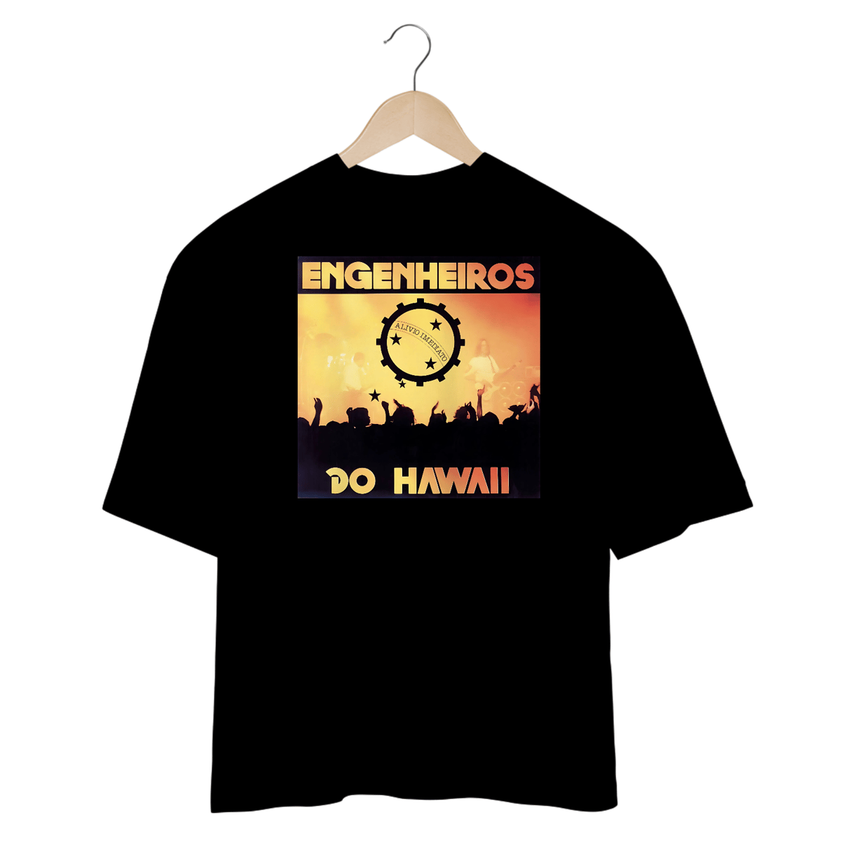 Nome do produto: Camisetas Oversized Engenheiros Do Hawaii