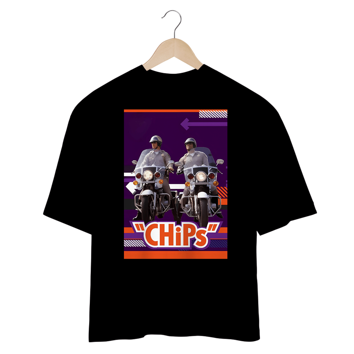 Nome do produto: Camisetas Oversized Chips 2