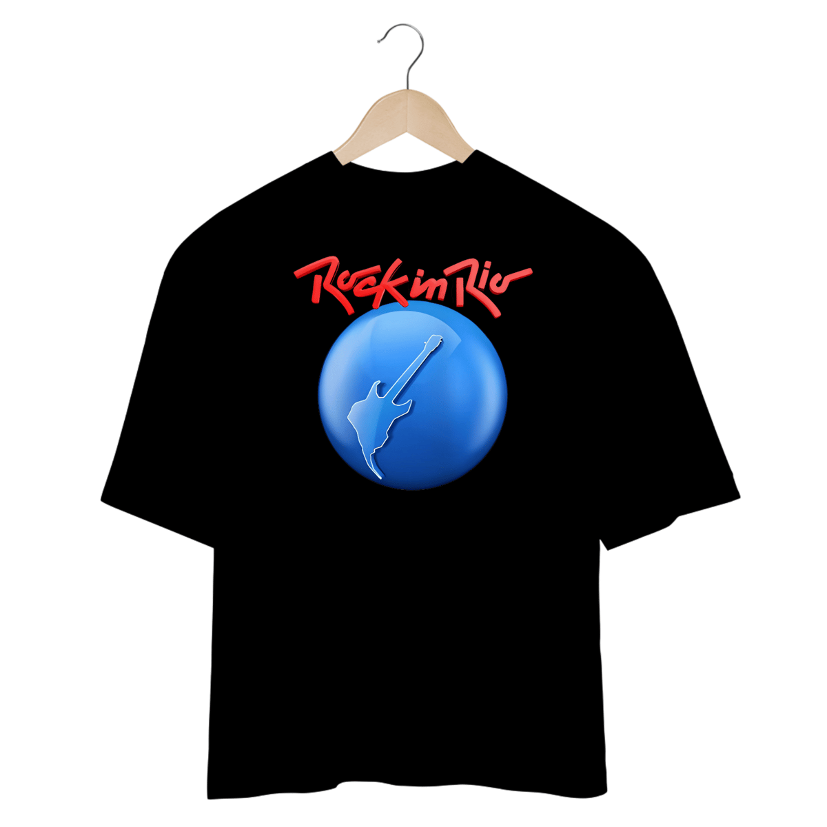 Nome do produto: Camisetas Oversized Rock In Rio