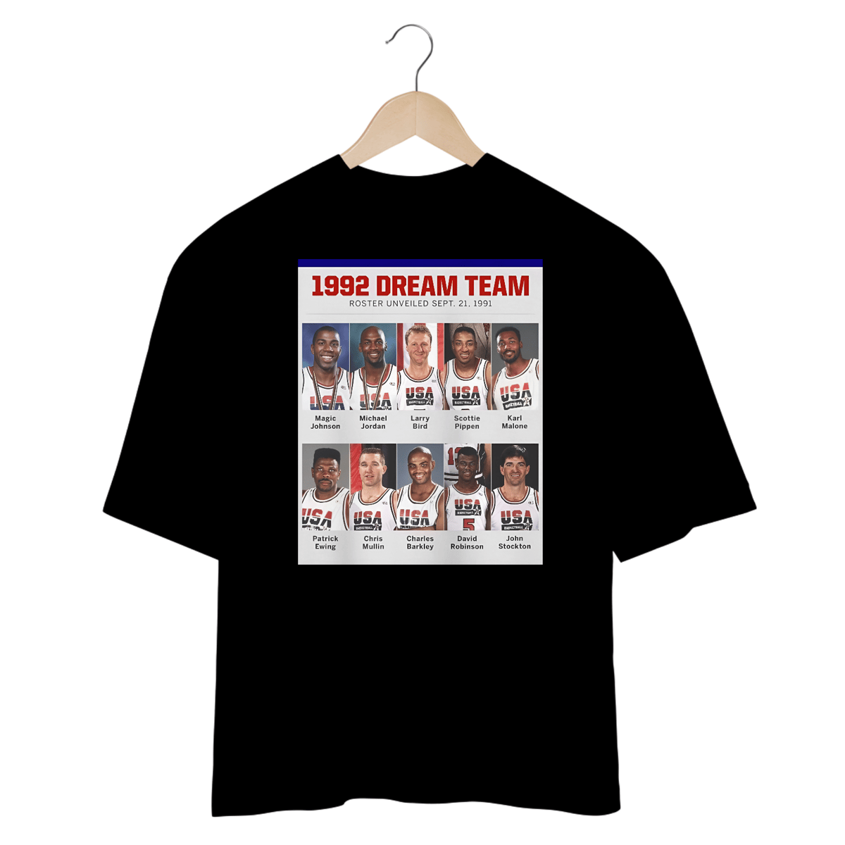 Nome do produto: Camisetas Oversized Dream Team NBA