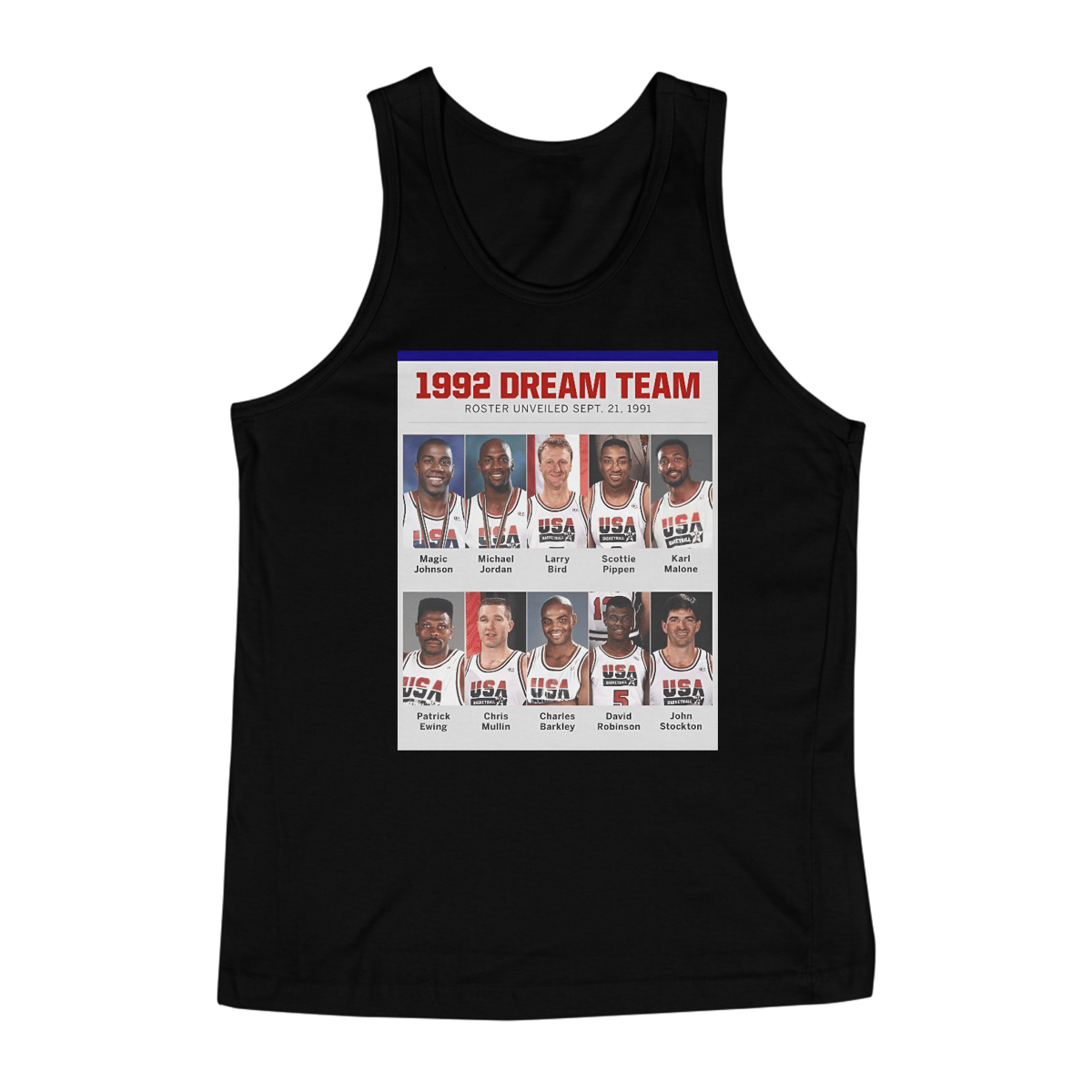 Nome do produto: Regata Dream Team NBA