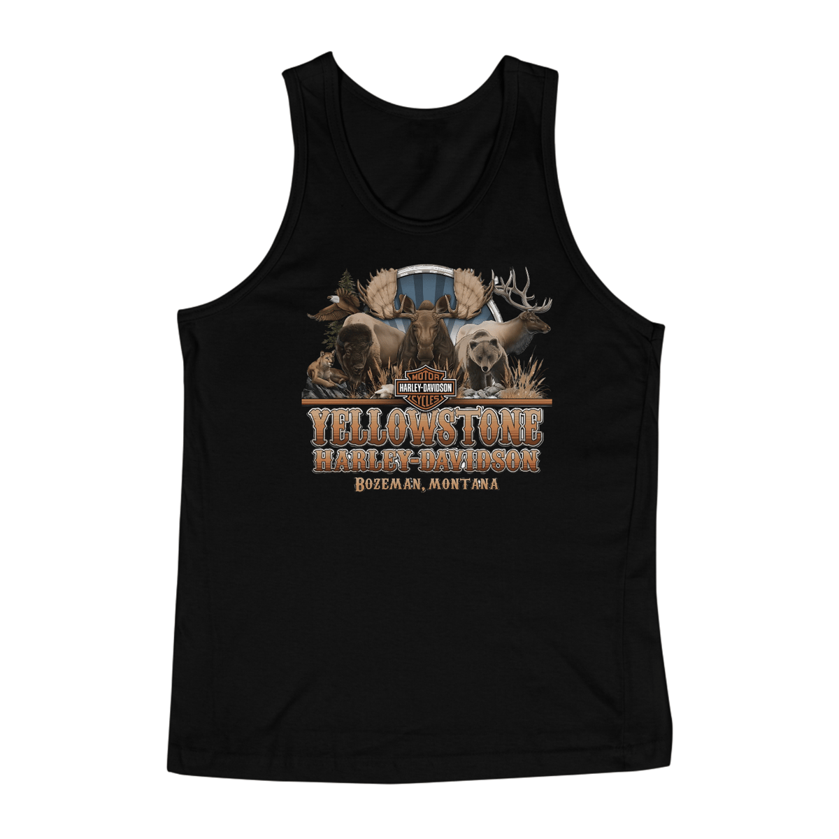 Nome do produto: Regata Harley Yellowstone