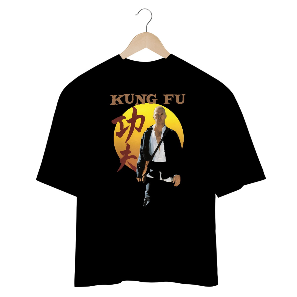 Nome do produto: Camisetas Oversized Kung Fu
