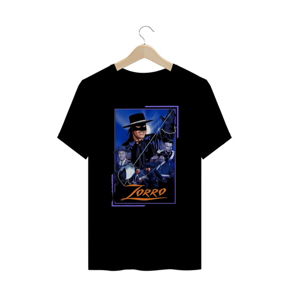 Camisetas Plus Size Zorro