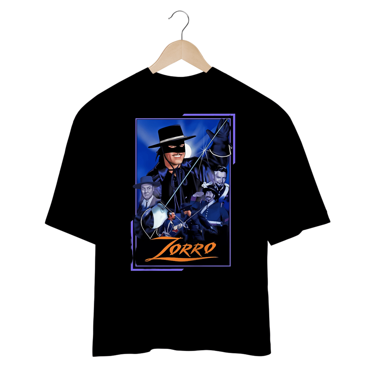 Nome do produto: Camisetas Oversized Zorro