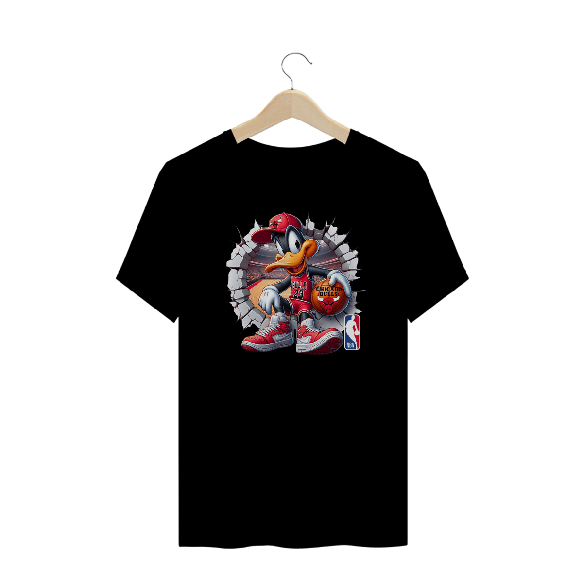 Nome do produto: Camisetas Plus Size Chicago Bulls