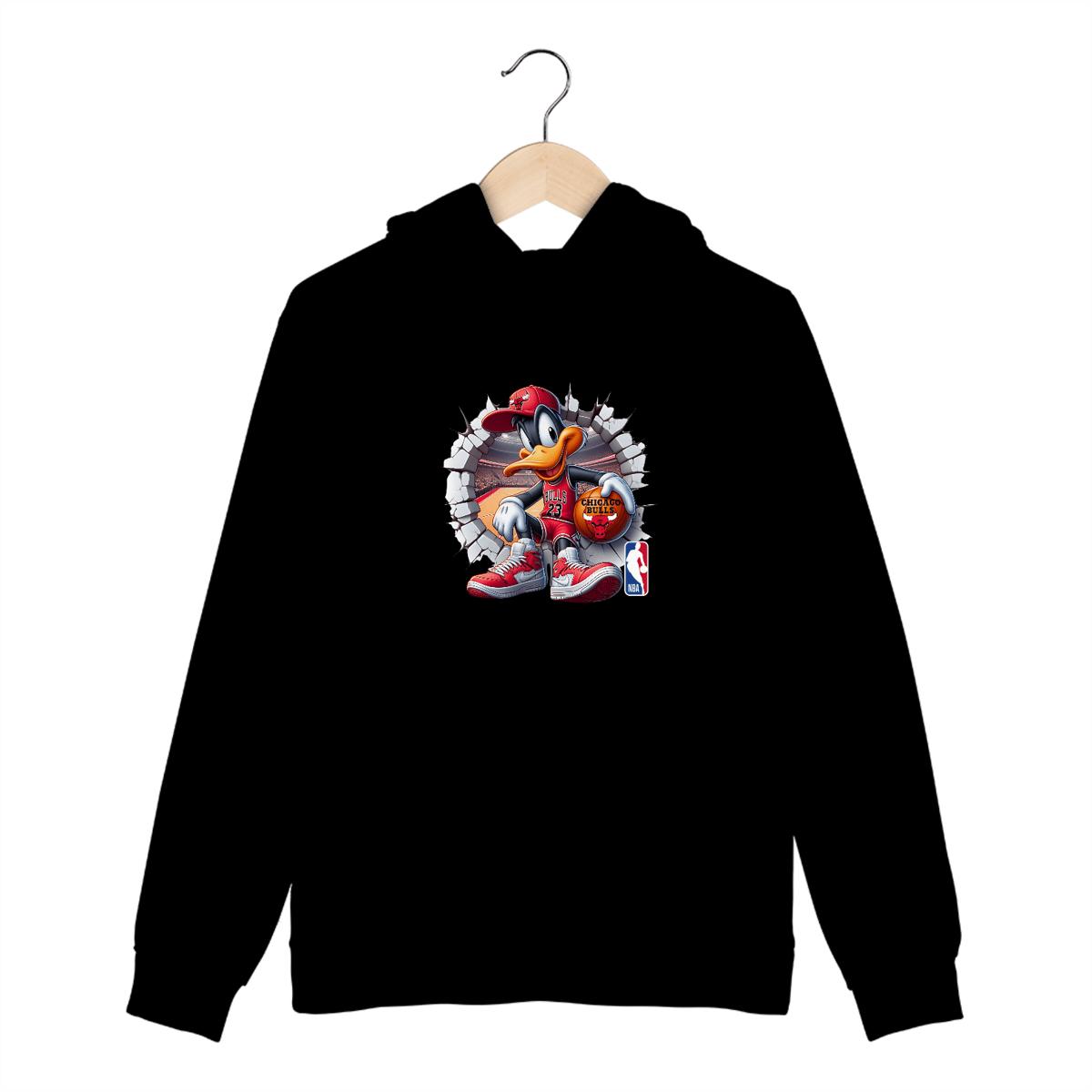 Nome do produto: Moletom Canguru Chicago Bulls