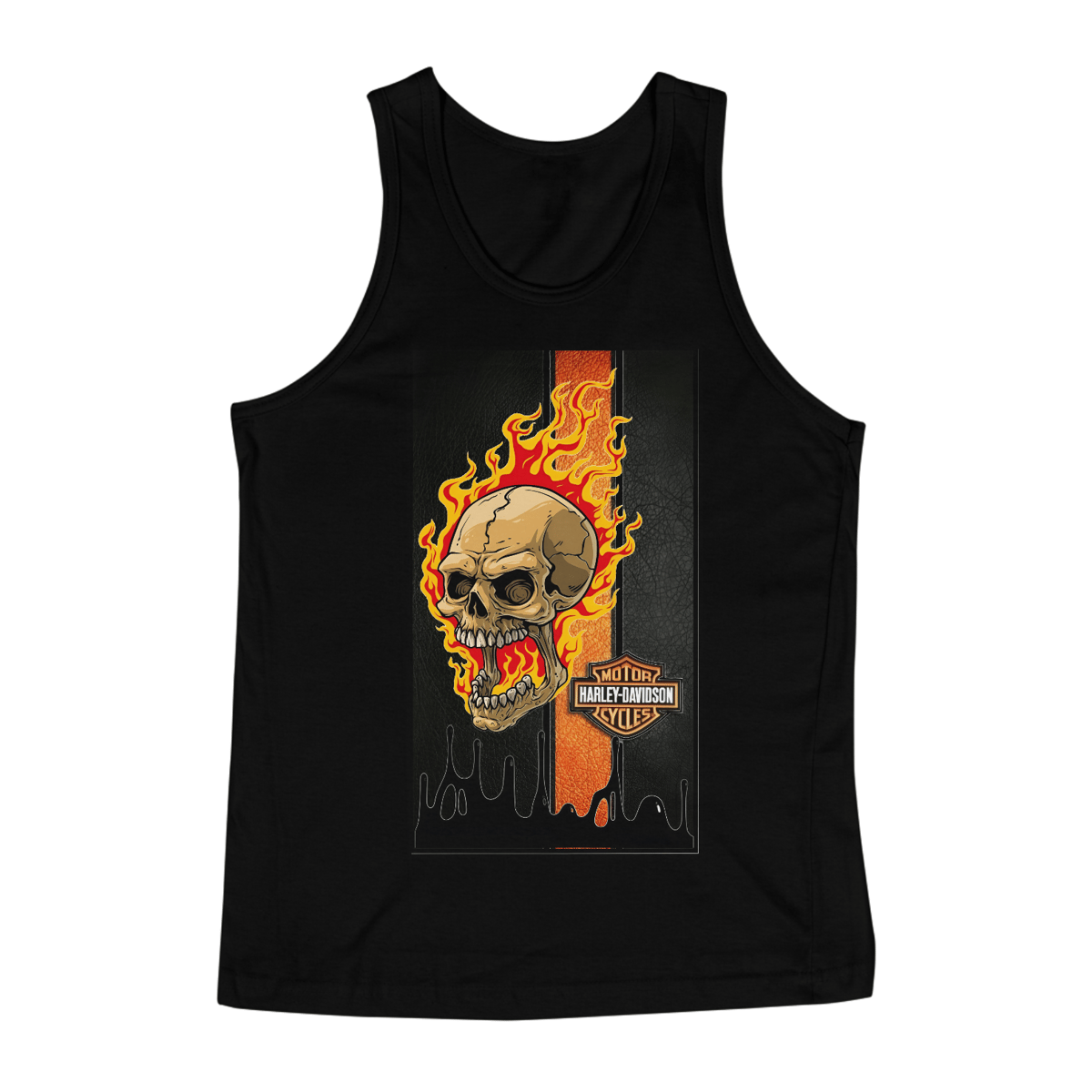 Nome do produto: Regata Harley Fogo