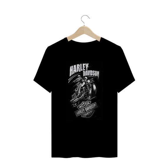 Camisetas Plus Size Harley Caveira
