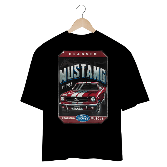 Camisetas Oversized Mustang 64