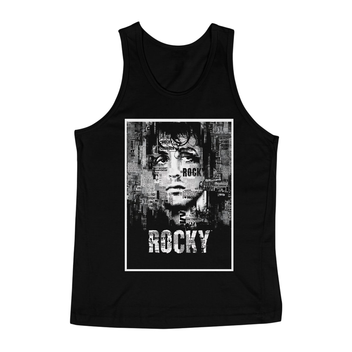 Nome do produto: Regata Rocky Jornal