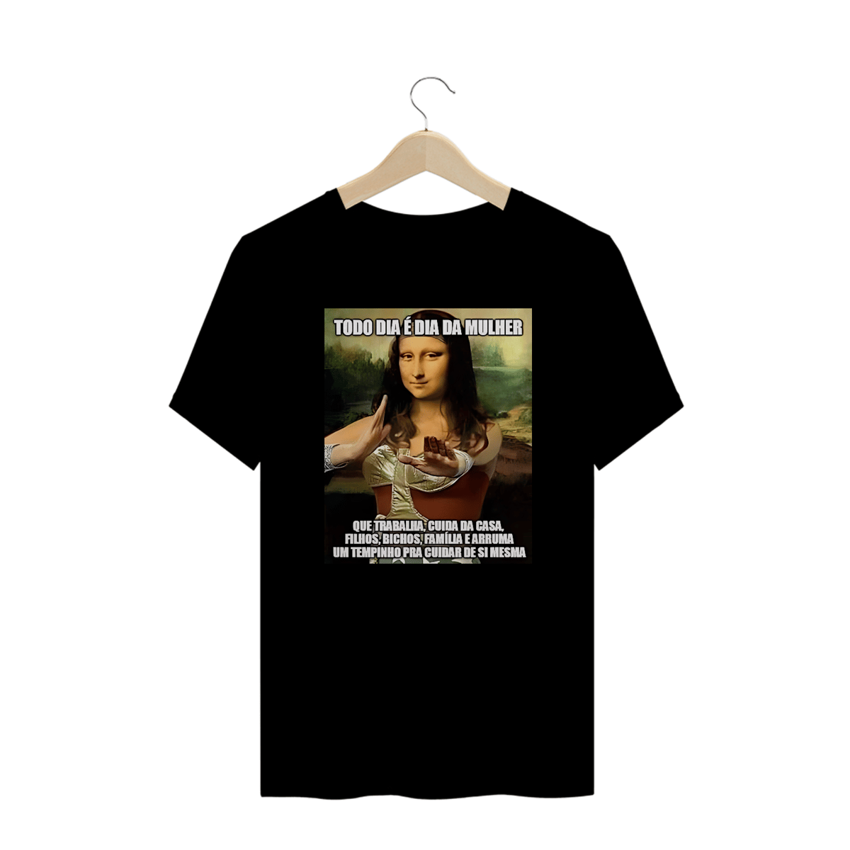 Nome do produto: Camisetas Plus Size Dia Da Mulher