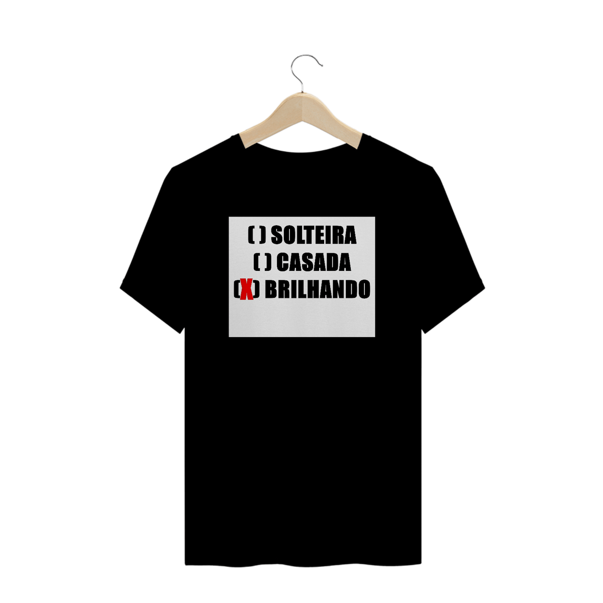 Nome do produto: Camisetas Plus Size Brilhando