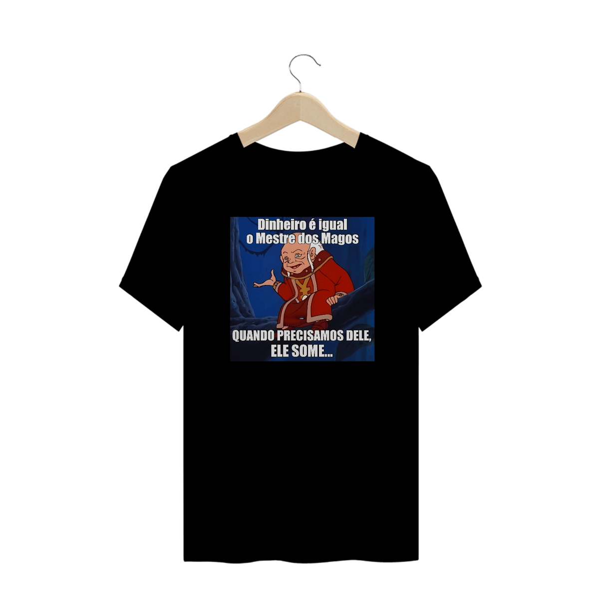 Nome do produto: Camisetas Plus Size Mestre Dos Magos