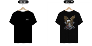 Nome do produto Camisetas Colcci Águia Frente Costas