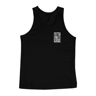 Nome do produto Regata Hang Loose Preto Branco Minimalista