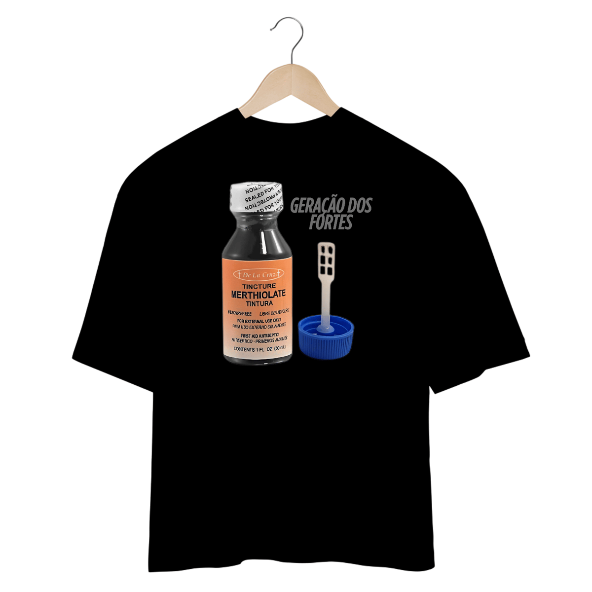 Nome do produto: Camisetas Oversized Geração Dos Fortes