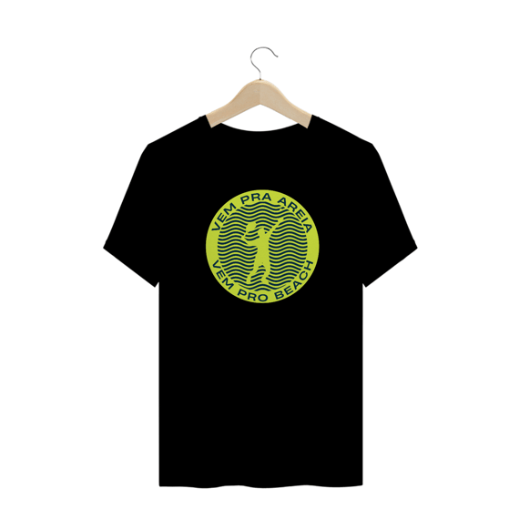 Camisetas Plus Size Beach Vem Pra Areia