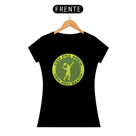 Camisetas Baby Beach Vem Pra Areia