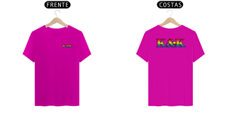 Nome do produto Camisetas k & K Frente e Costas