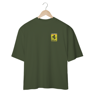 Nome do produto Camisetas Oversized Ferrari Minimalista