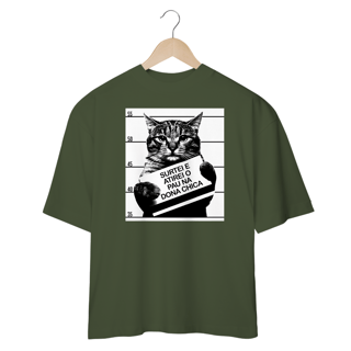 Nome do produto Camisetas Oversized Gato Surtei