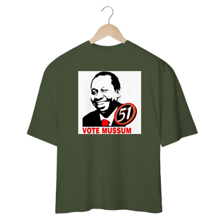 Nome do produto Camisetas Oversized Vote Mussum