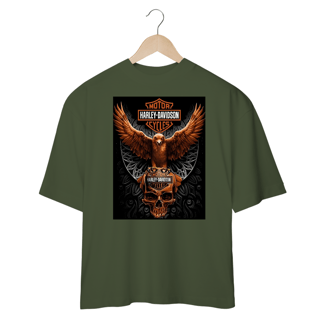 Nome do produto Camisetas Oversized Harley Águia Dourada