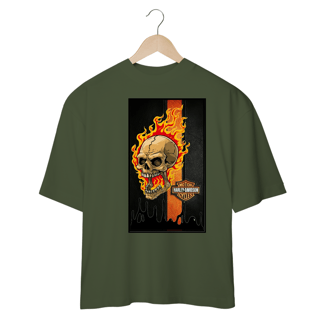 Nome do produto Camisetas Oversized Harley Fogo