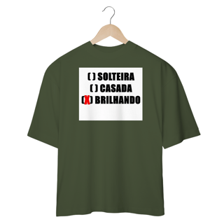 Nome do produto Camisetas Oversized Brilhando