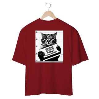 Nome do produto Camisetas Oversized Gato Surtei