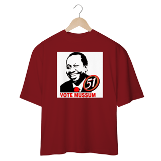 Nome do produto Camisetas Oversized Vote Mussum