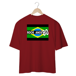 Nome do produto Camisetas Oversized Rock Anos 80
