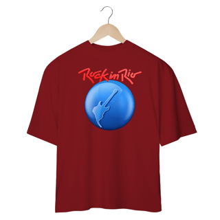 Nome do produto Camisetas Oversized Rock In Rio