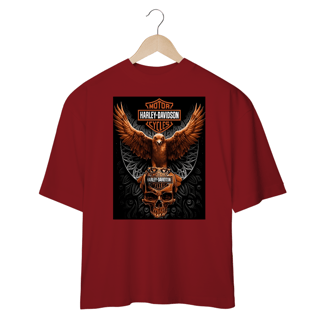 Nome do produto Camisetas Oversized Harley Águia Dourada