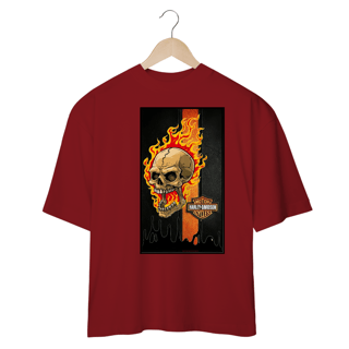 Nome do produto Camisetas Oversized Harley Fogo