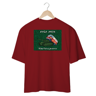 Nome do produto Camisetas Oversized Faça Amor